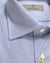 Canali Dress Shirt Exclusive Light Blue Micro Pattern - Modern Fit 38 - 15