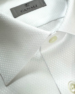 Canali Evening Shirt White 