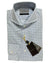 Canali Dress Shirt White Blue Navy Micro Design - Exclusive Collection 38 - 15
