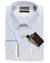 Canali Dress Shirt White Blue Patterned Stripes