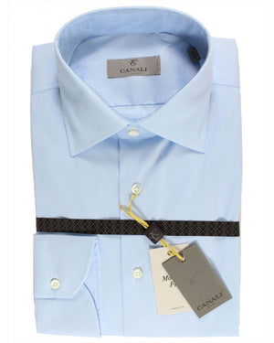 Canali Dress Shirt Blue - Modern Fit 41 - 16