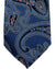 Canali Silk Tie Dark Blue Paisley Pattern
