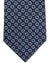 Canali Silk Tie Purple Blue Geometric Pattern