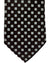 Canali Silk Tie Dark Brown Squares Pattern - Classic Italian