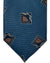 Canali Silk Tie Midnight Blue Brown Geometric