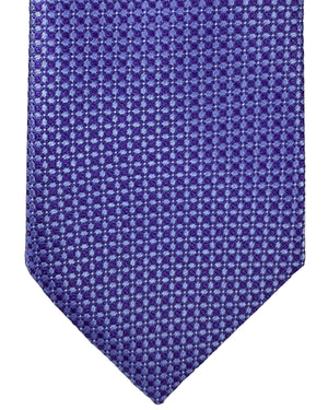 Canali Silk Tie Lilac Purple Micro Pattern