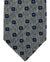 Canali Silk Tie Gray Mini Geometric