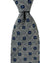 Canali Silk Tie Gray Mini Geometric