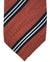 Canali Silk Tie Rust Brown Stripes