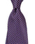 Canali Tie Purple Orange Micro Pattern - Jacquard Silk