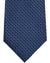 Canali Silk Tie Royal Blue Gray Micro Pattern