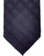 Canali Silk Tie Black Maroon Gingham - NEW 2024 Collection