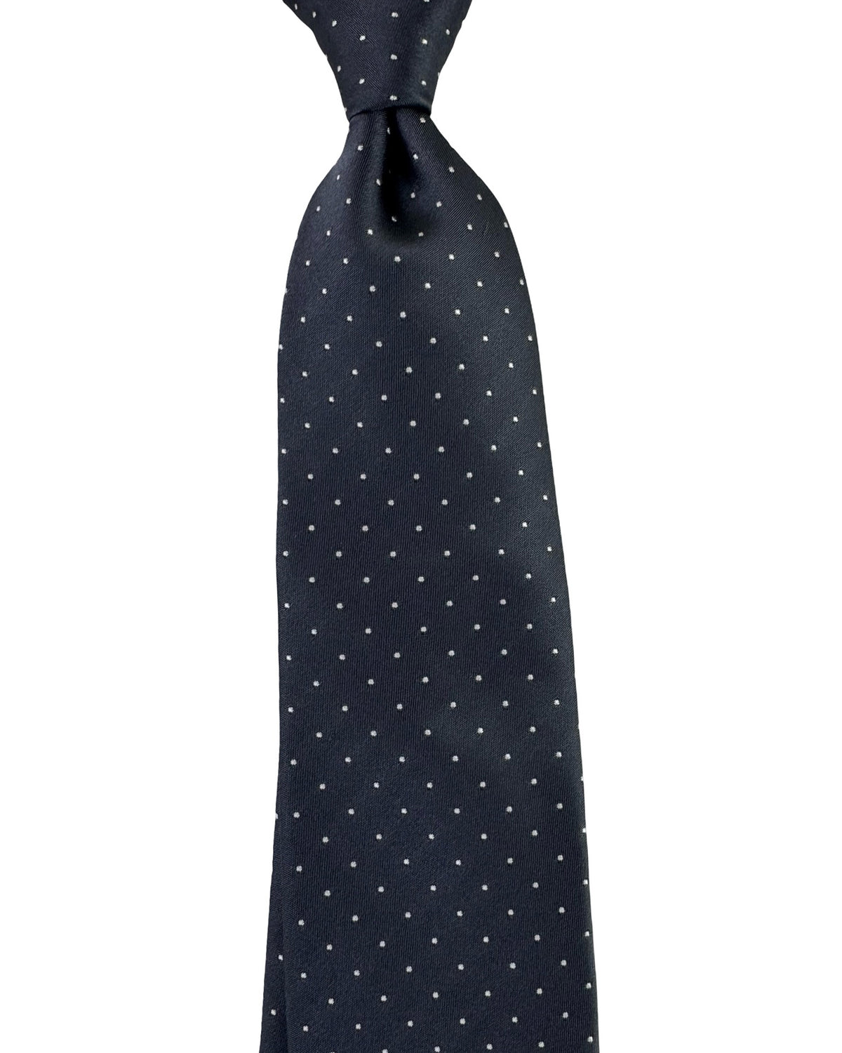 Canali Tie Dark Gray Silver