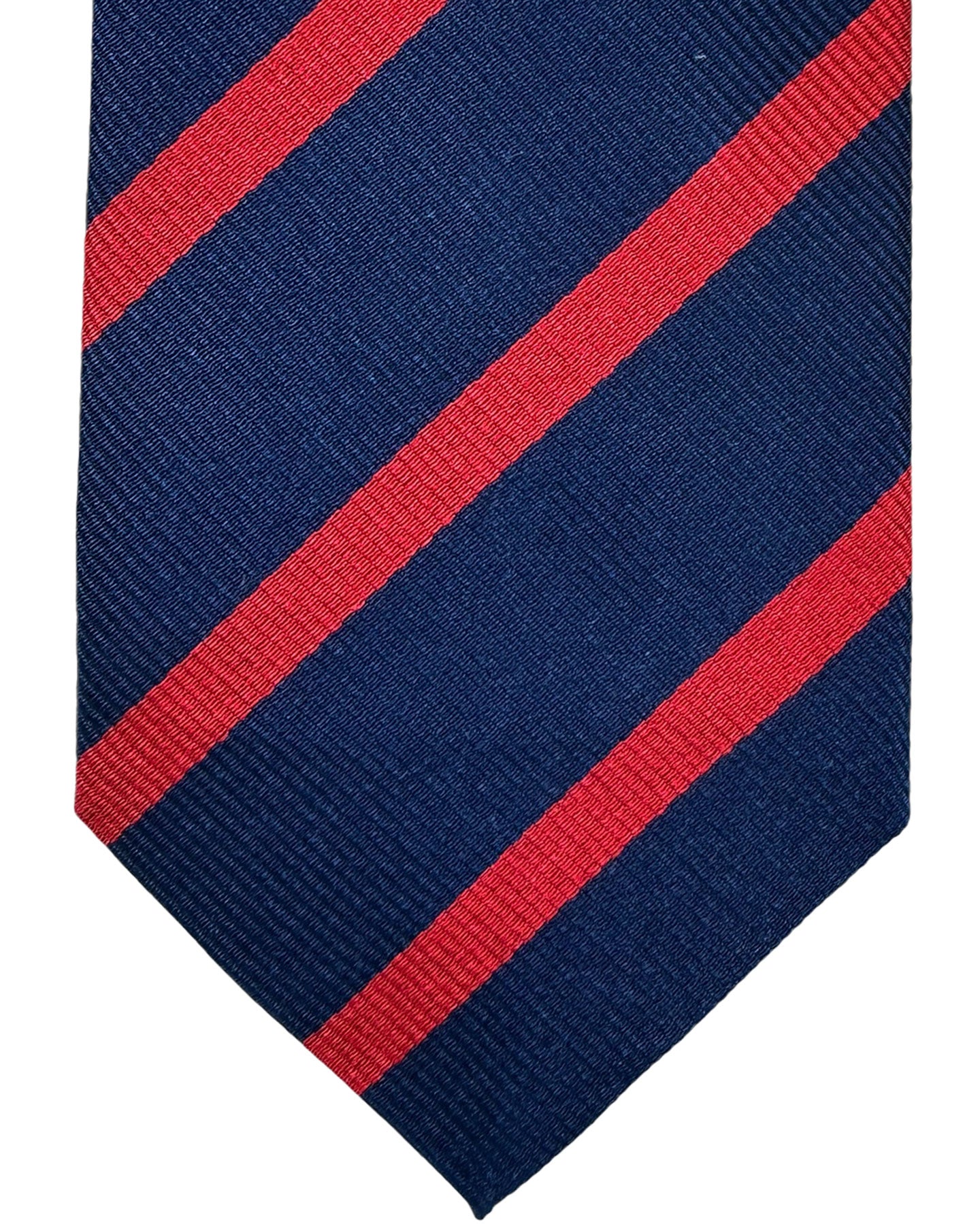 Church's Tie Dark Navy Red Stripes