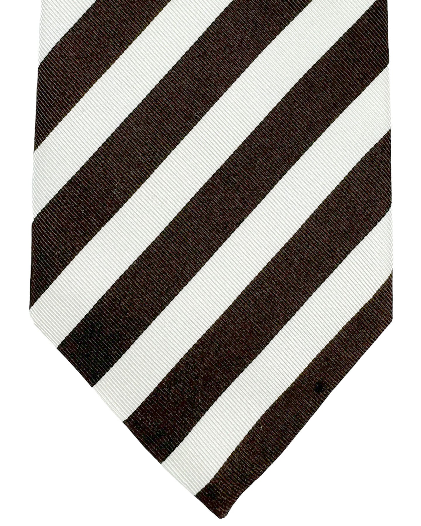 Church's Tie Dark Brown White Stripes SALE