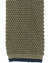 Brunello Cucinelli Square End Cashmere Tie Middle Green Navy Solid