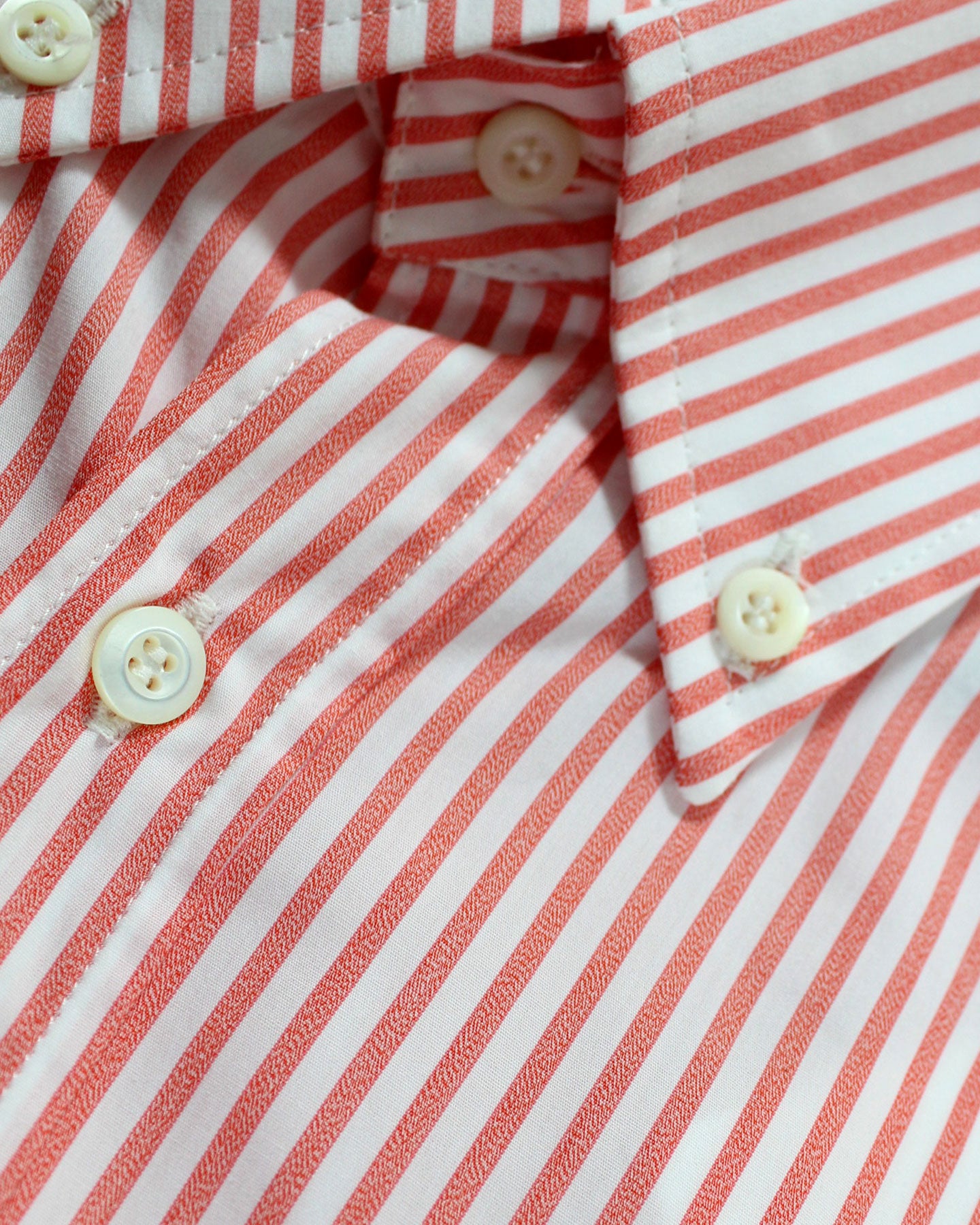 red and white button down shirt