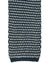 Brunello Cucinelli Silk Square End Knitted Tie Dark Blue Micro Pattern