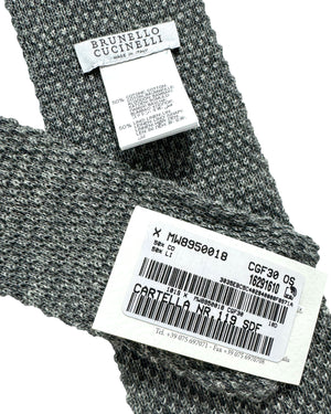 Brunello Cucinelli authentic Square End Knitted Tie 