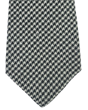 Brunello Cucinelli Tie Houndstooth -  Wool Silk