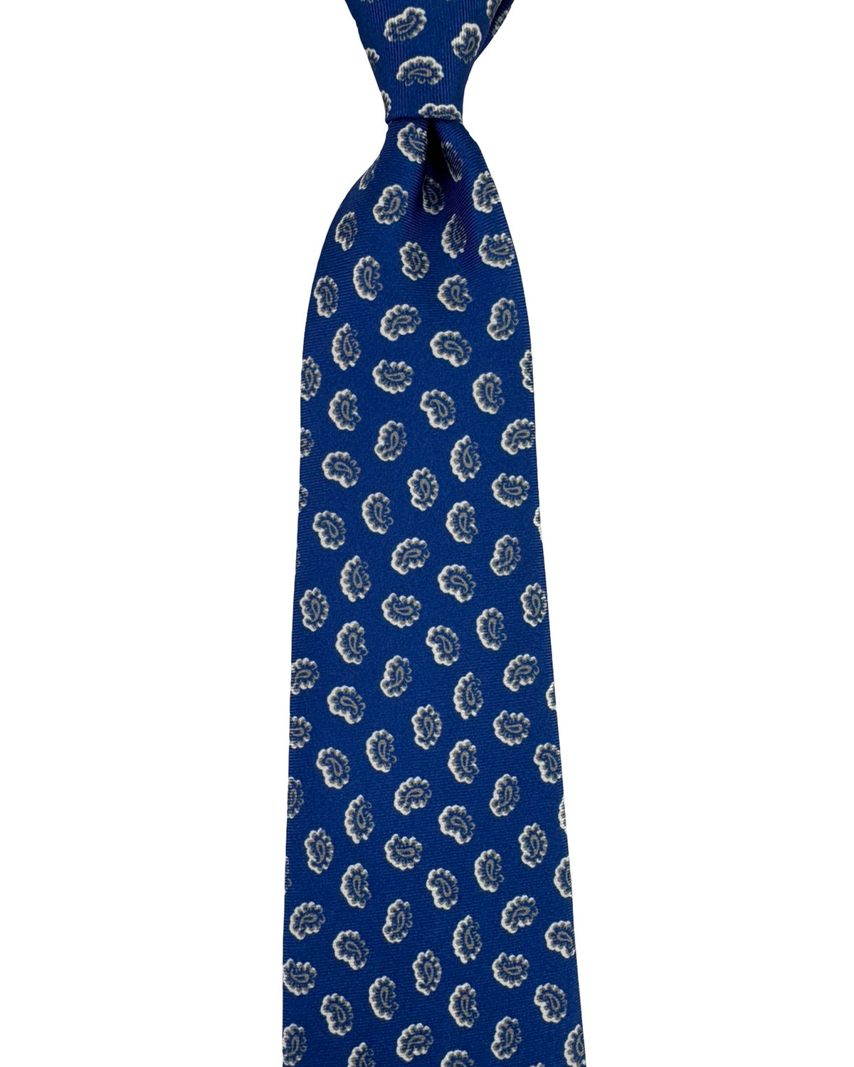Etro Tie Royal Blue Micro Paisley Pattern