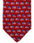 Salvatore Ferragamo Tie Red Flag Design