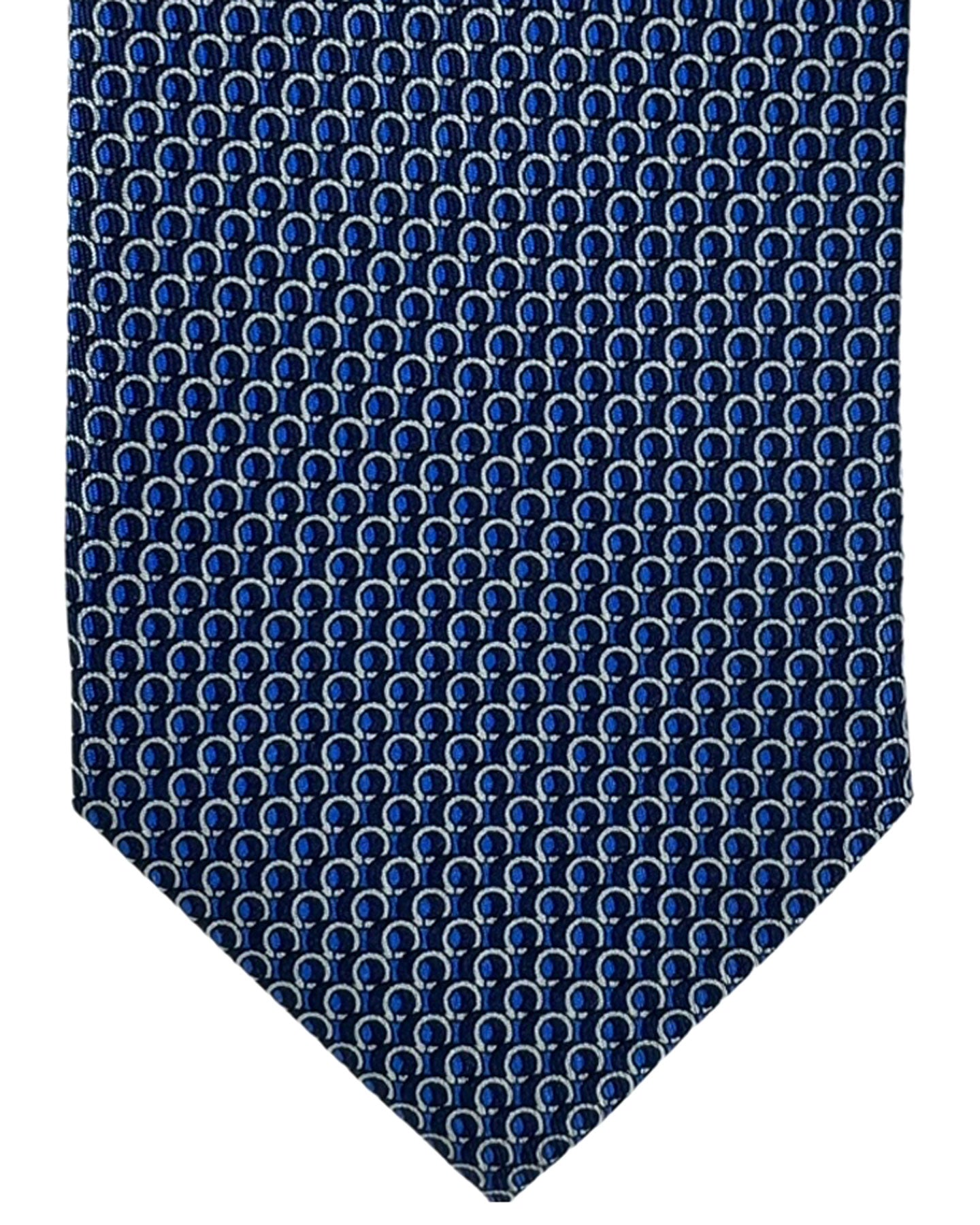 Salvatore Ferragamo Tie Navy Gancini - Novelty