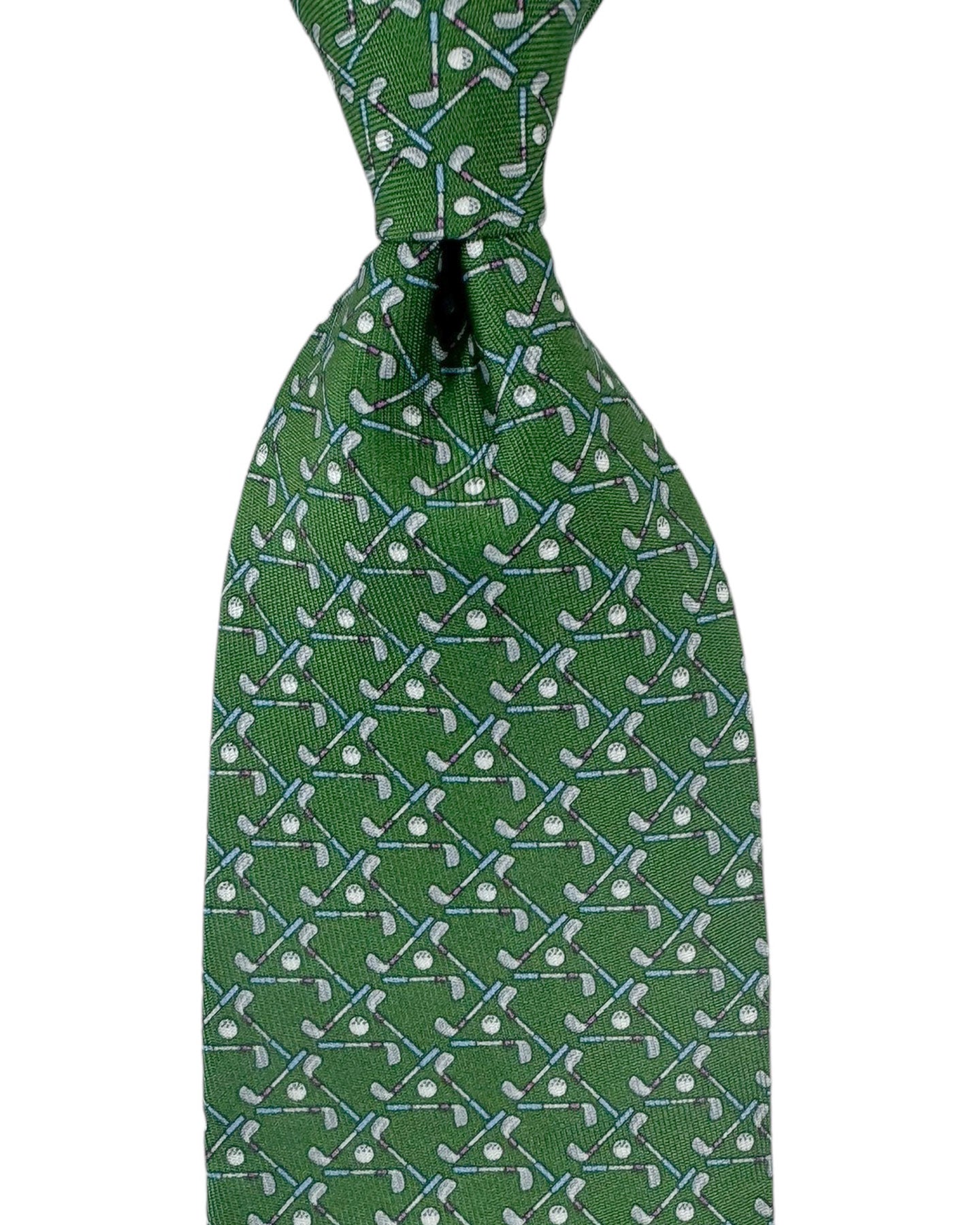 Salvatore Ferragamo Tie Green Golf - Novelty