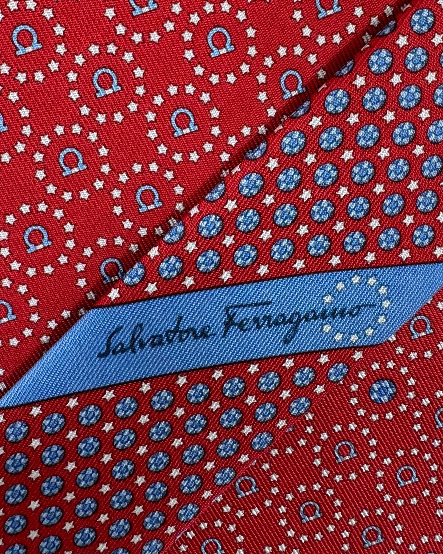 Salvatore Ferragamo Tie Red Gancini