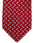 Salvatore Ferragamo Novelty Tie Red Gancini Dog Design