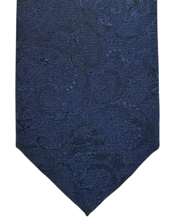 Salvatore Ferragamo Narrow Tie Midnight Blue Duck - Tie Deals