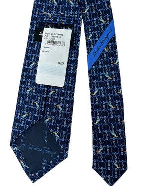 Ferragamo Tie Navy