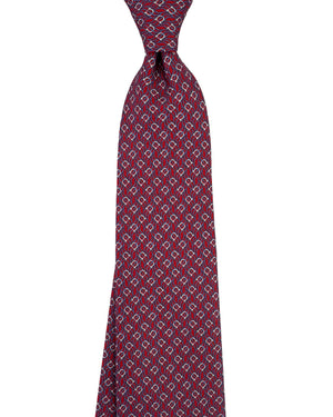 Ferragamo Tie Red Gancini Tertris