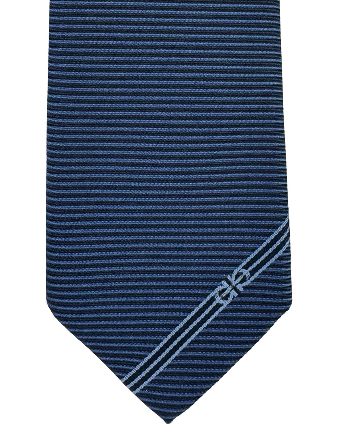 Salvatore Ferragamo Tie Navy Design SALE