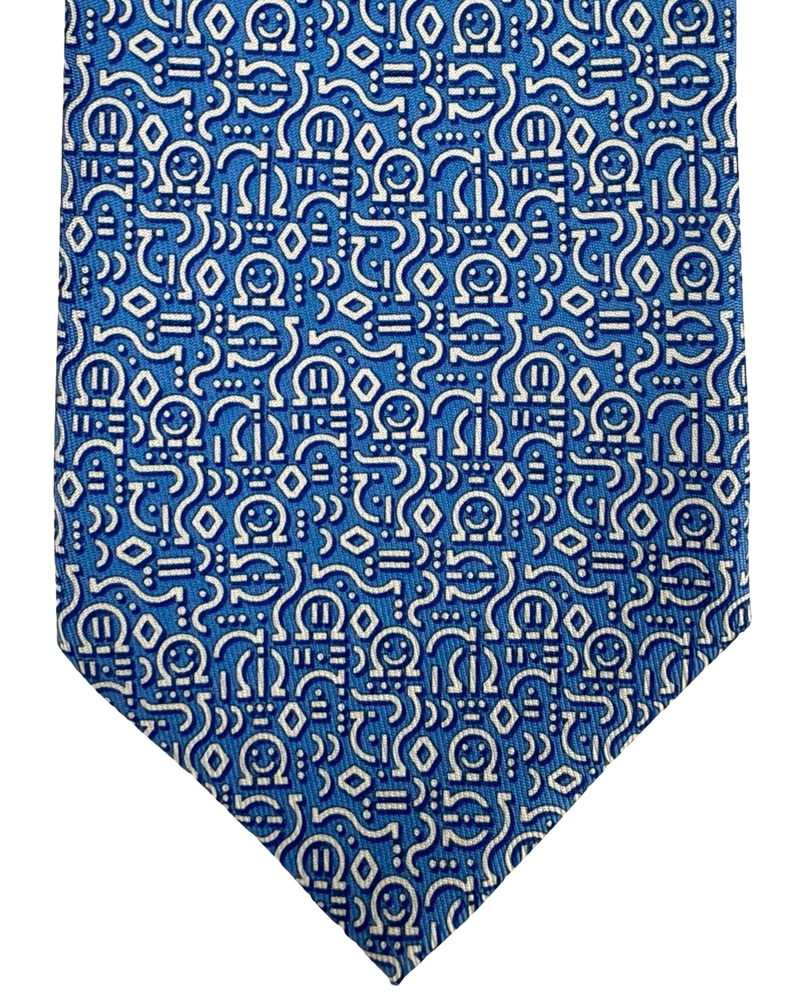Salvatore Ferragamo Tie Blue Design