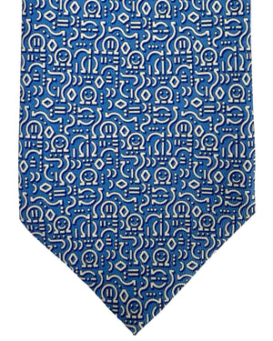 Salvatore Ferragamo Tie Blue Design