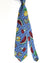 Fornasetti Silk Tie Dark Blue Italian Produce - Wide Necktie