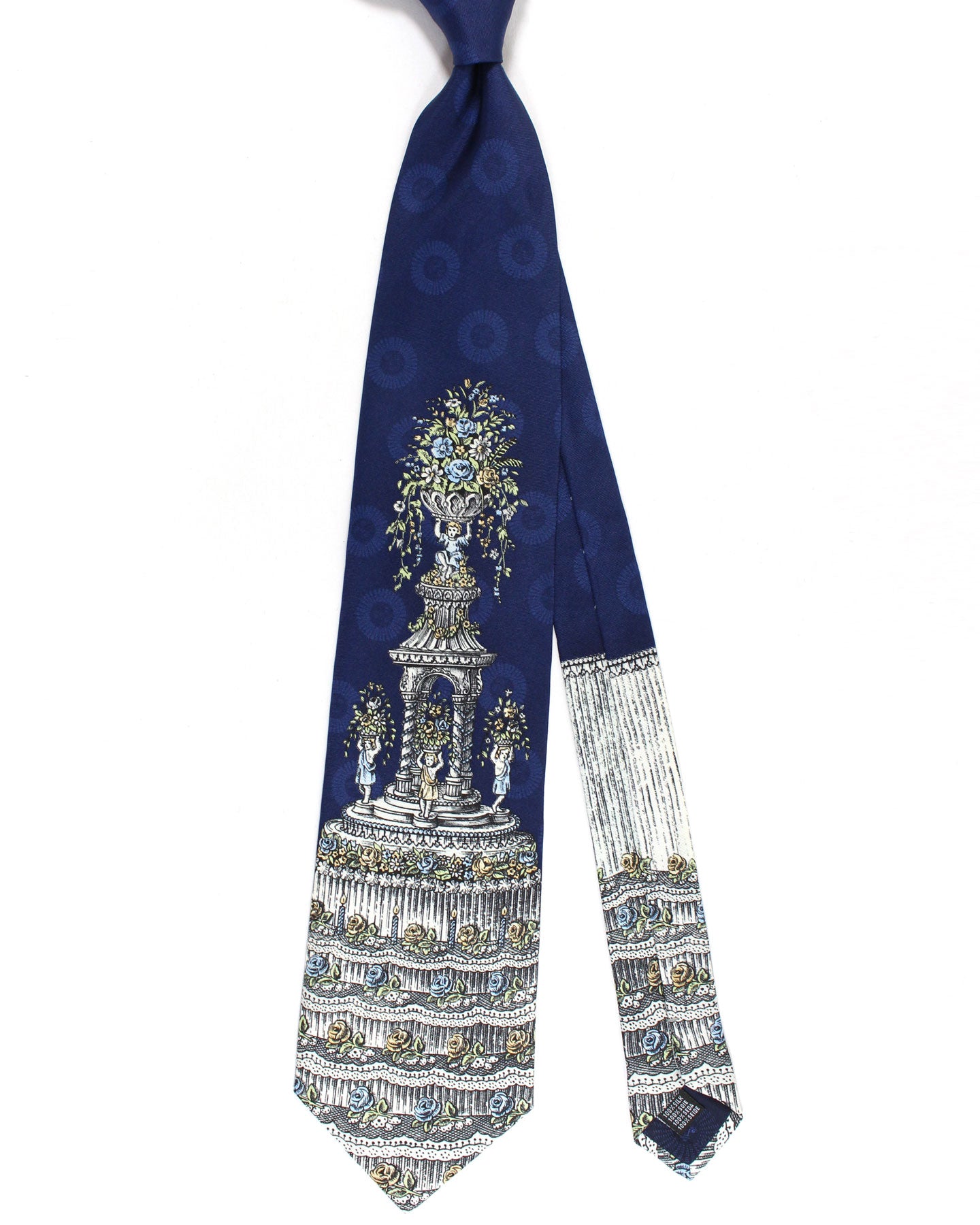 Fornasetti Italian Architecture Design Silk Tie