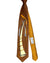 Fornasetti Tie Brown Horn Il Corno Design - Wide Necktie