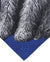 Fornasetti Tie Royal Blue Gray Levriere Afgano Design - Wide Necktie