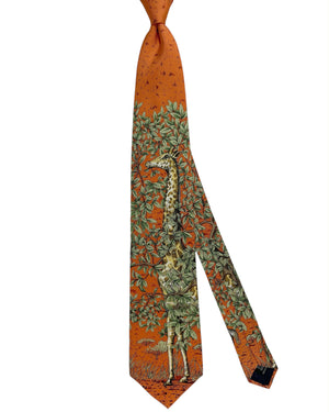 Fornasetti silk Wide Necktie