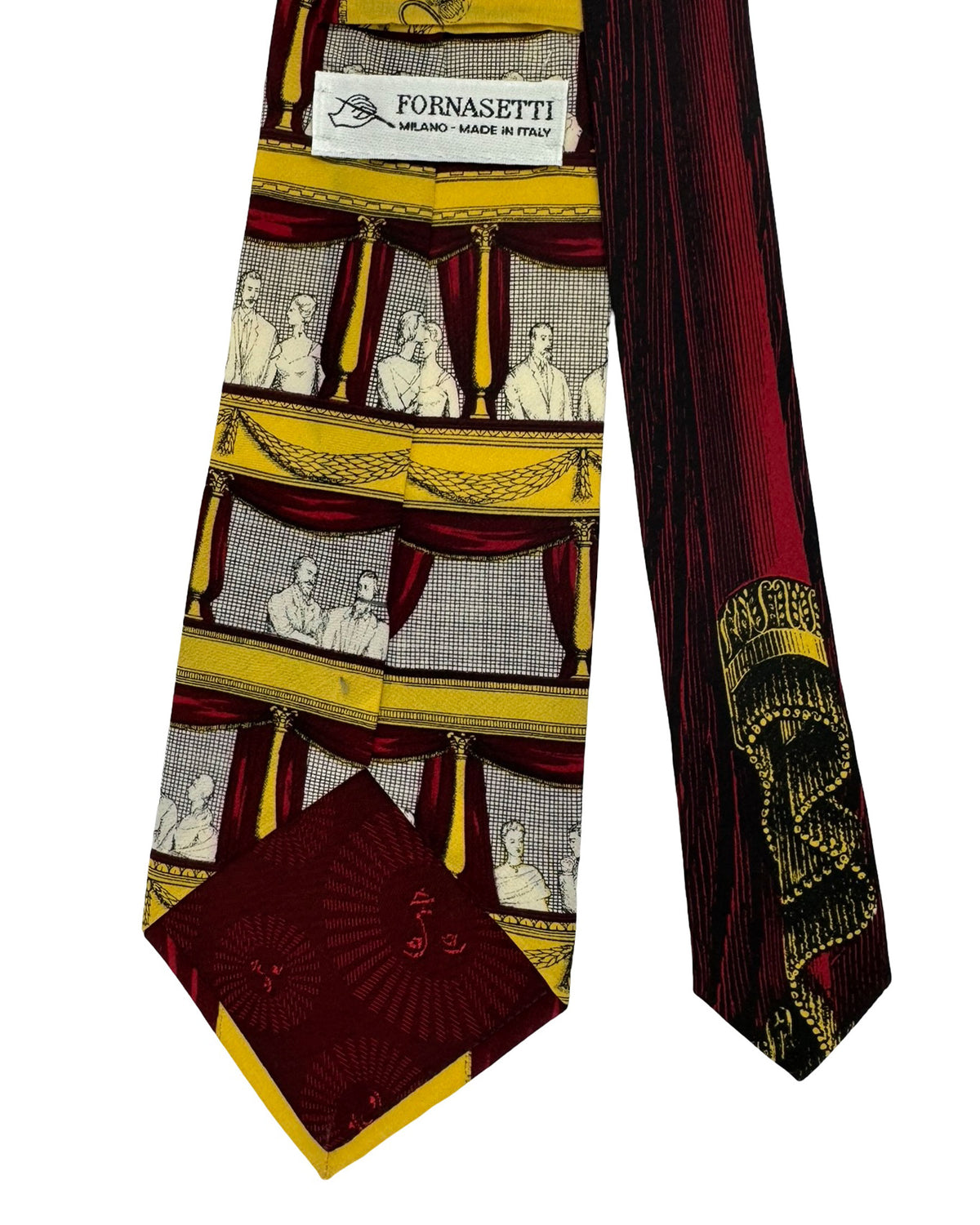 Fornasetti Tie Opera Design - Wide Necktie