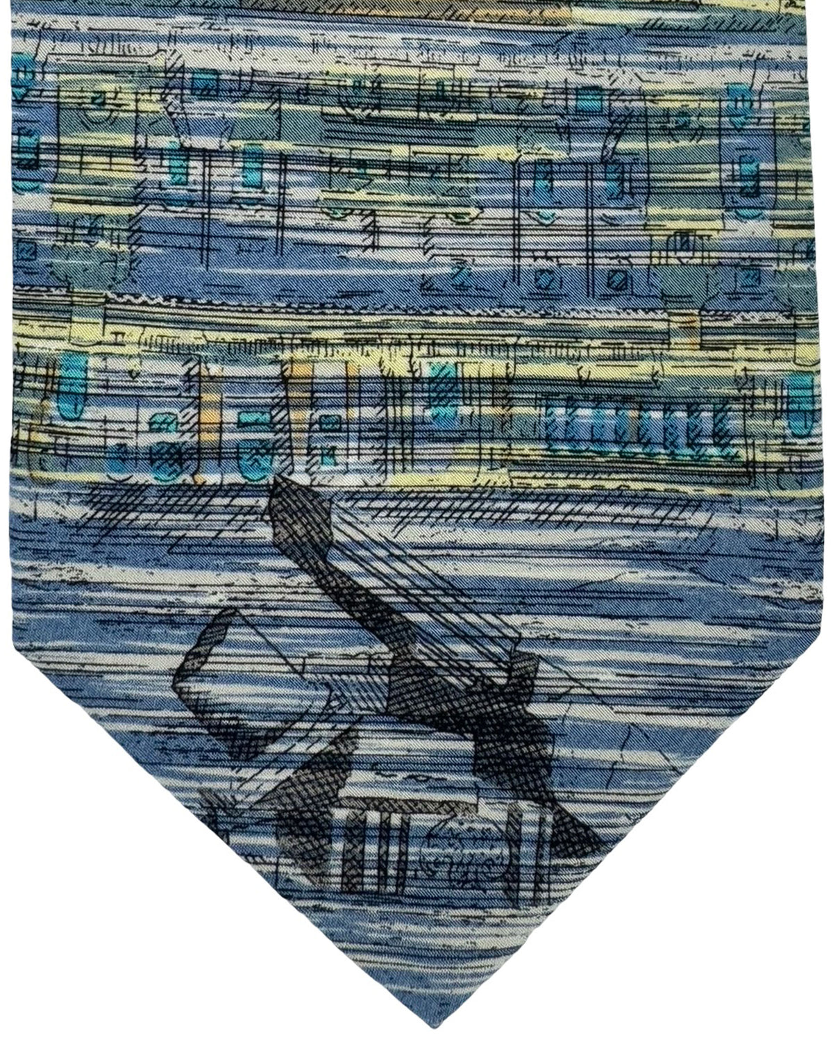 Fornasetti Tie - Wide Necktie