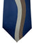 Gene Meyer Tie Dark Blue Brown Swirl Design - Hand Made in Italy