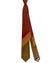 Gene Meyer Tie Brown Orange Maroon Stripes Design - Hand Made in Italy