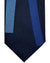 Gene Meyer Necktie Dark Blue Blue Design - Hand Made In Italy