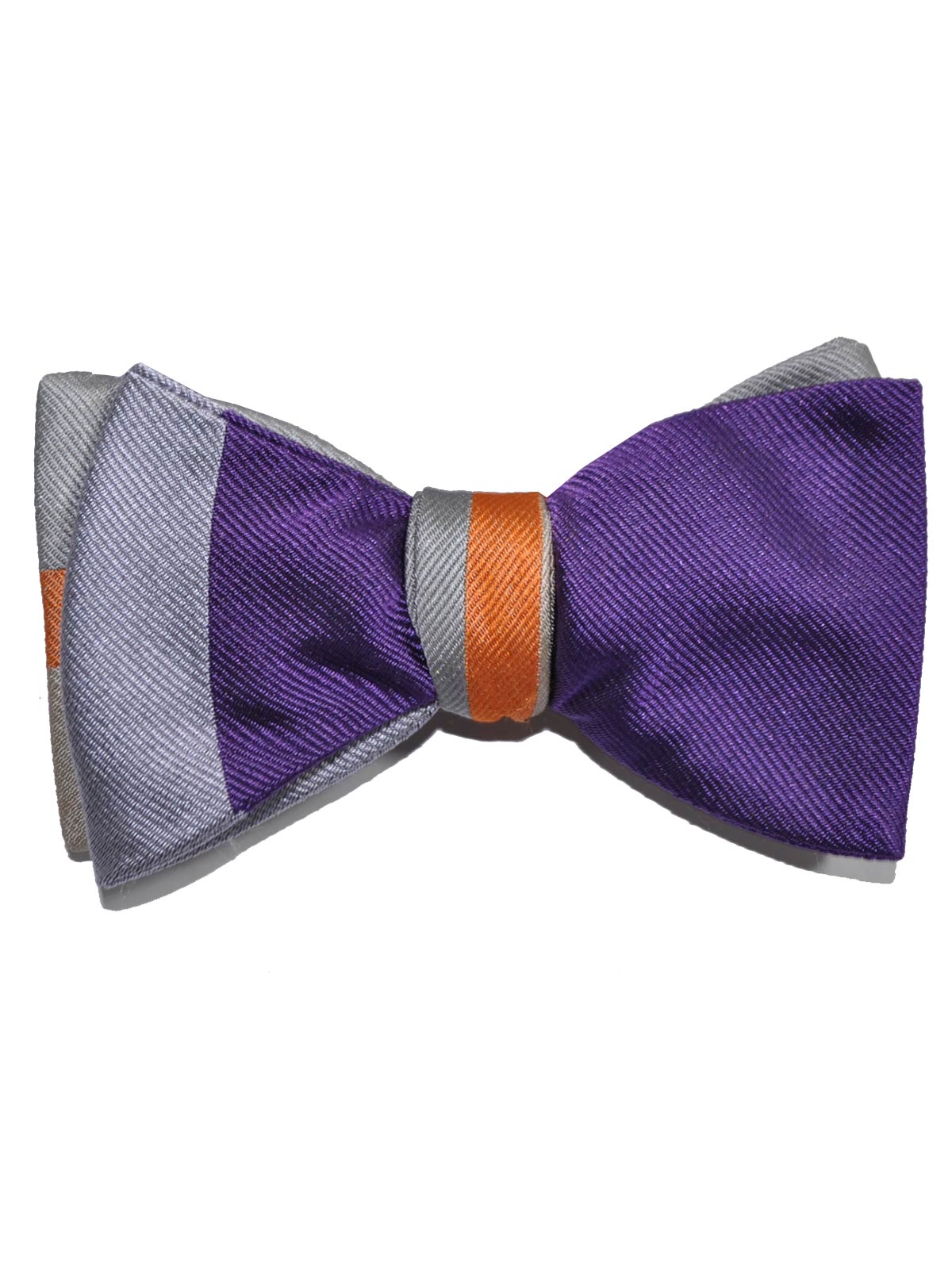 Gene Meyer Bow Tie Purple Lilac Hand Made in Italy