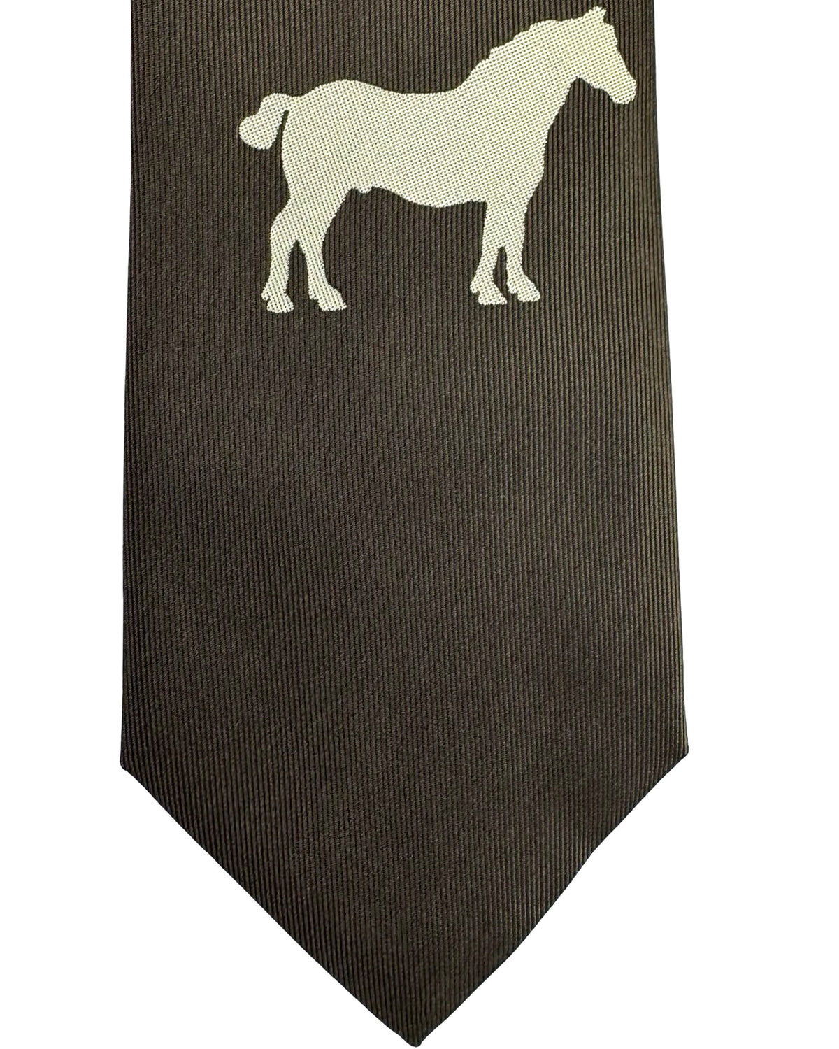Gene Meyer Tie Novelty Horse Design  Hand Made In Italy