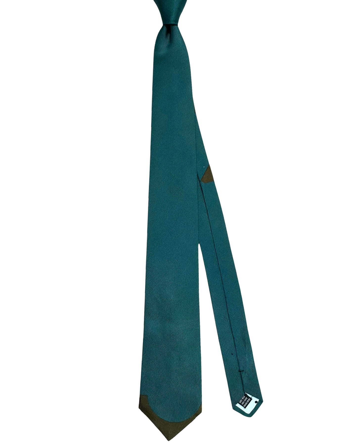 Gene Meyer Tie Teal Design - Hand Made In Italy