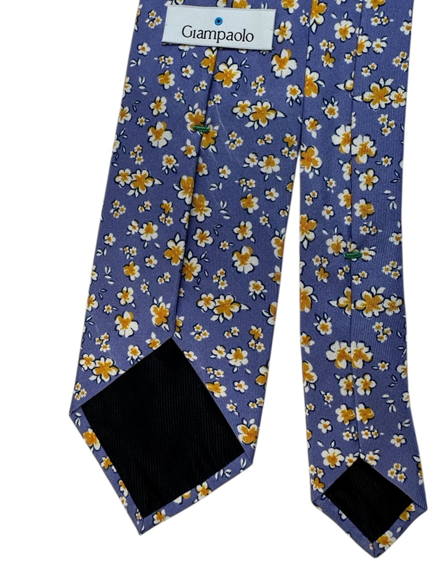 Giampaolo Tie Lavender Mustard Flora - Sartorial SALE